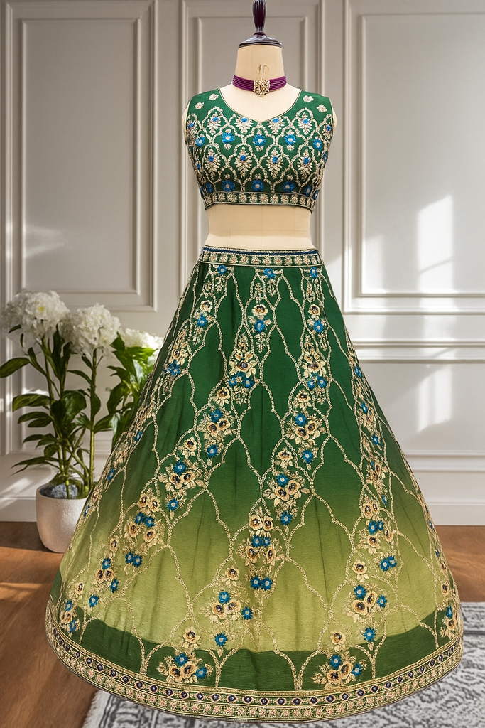Traditional Handcrafted Lahenga Choli Set
