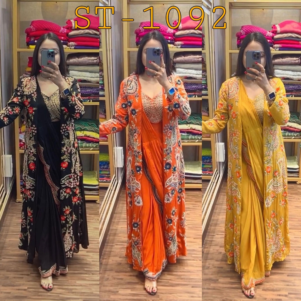 Ready To Wear, Drape Saree With Koti