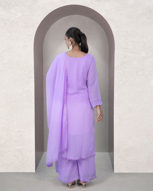 X-Lady launching  chikankari embroidery 3 pic suit