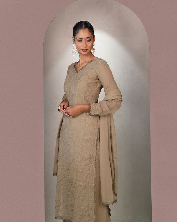 X-Lady launching chikankari embroidery 3 pic suit