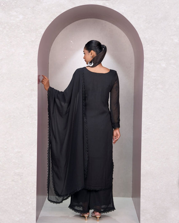 X-Lady launching  chikankari embroidery 3 pic suit