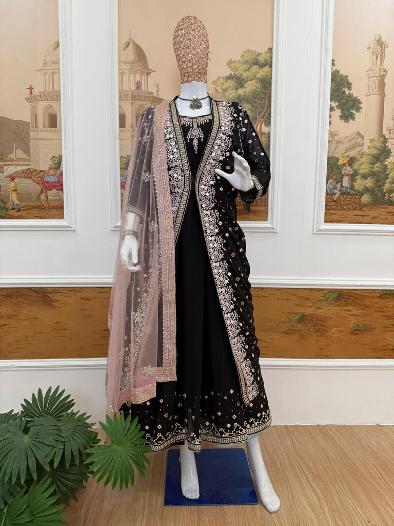 NEW SUPERHIT TRENDING FESTIVE COLLECTION GOWN, KOTI & DUPATTA