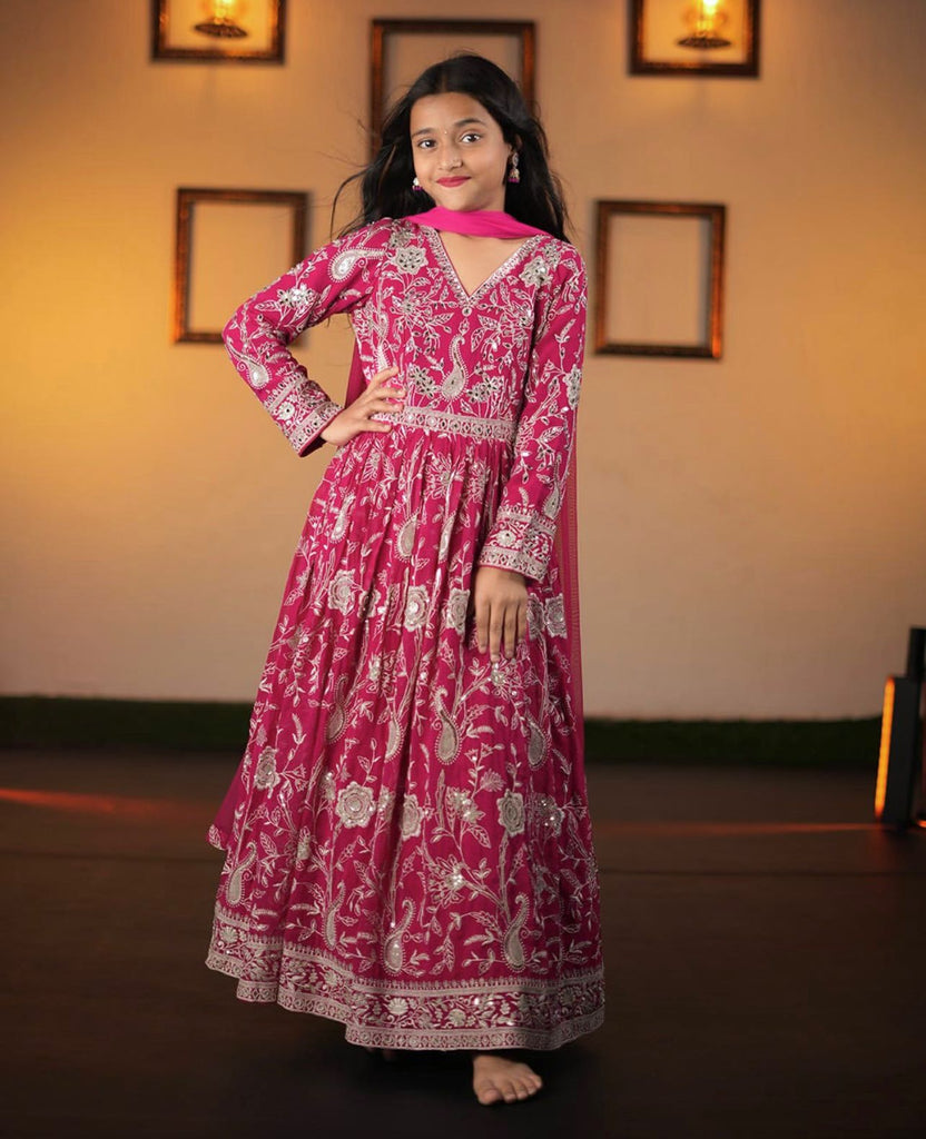 Launching New Collection Beautiful Kids Gown Set