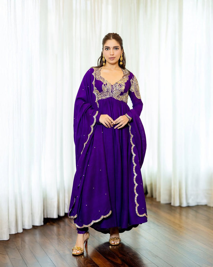 ANARKALI GOWN WITH ELEGANT DUPATTA