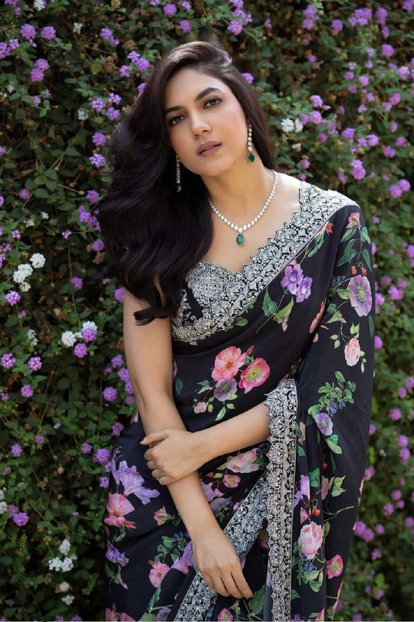 Soft Georgette gorgeous saree