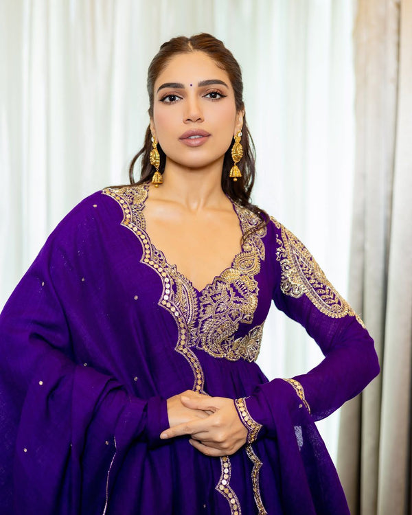 ANARKALI GOWN WITH ELEGANT DUPATTA