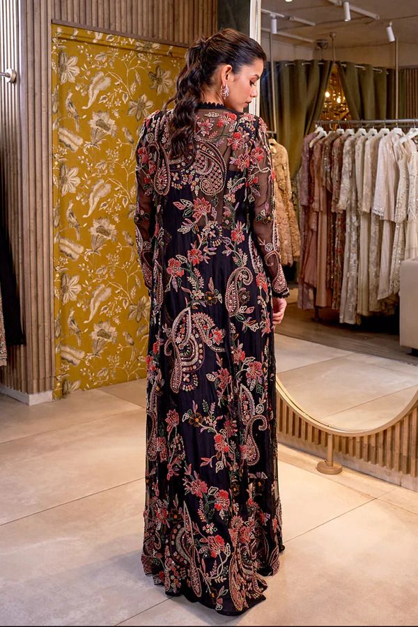 Faux Georgette Febric With Thred & Sequnce work Saree