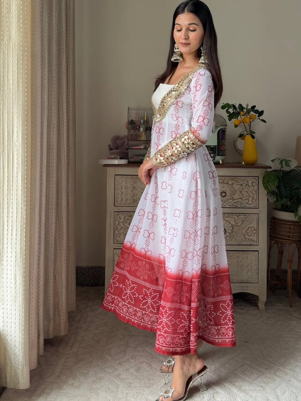 Baggy Style Anarkali Kurti Set