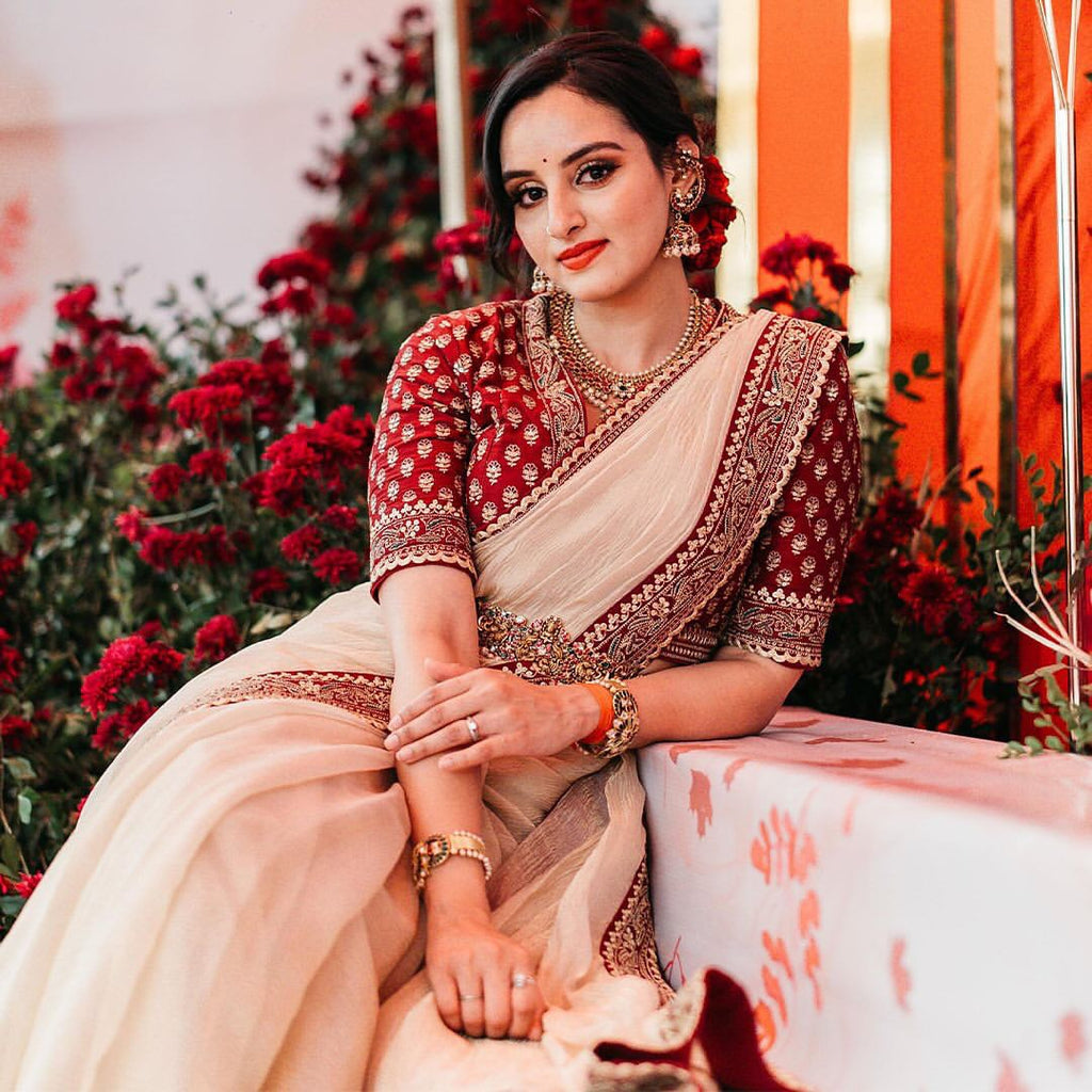 New exclusive designer sequins saree