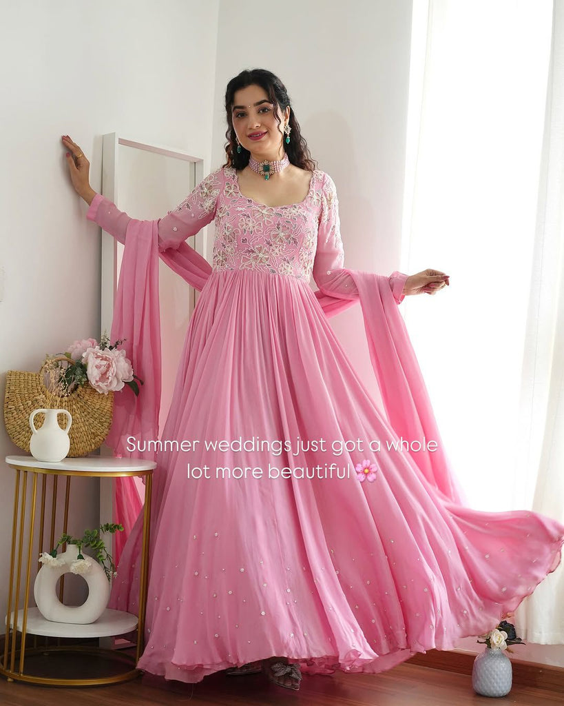 ANARKALI GOWN WITH ELEGANT DUPATTA