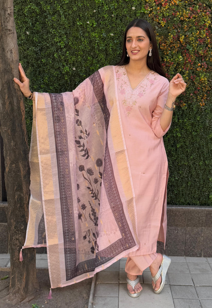 New Designers Kurti Pent Dupatta Set