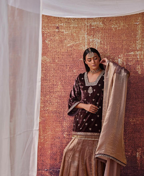 Launching New Designer Party Wear Look Top , Lehega Plazzo and Dupatta