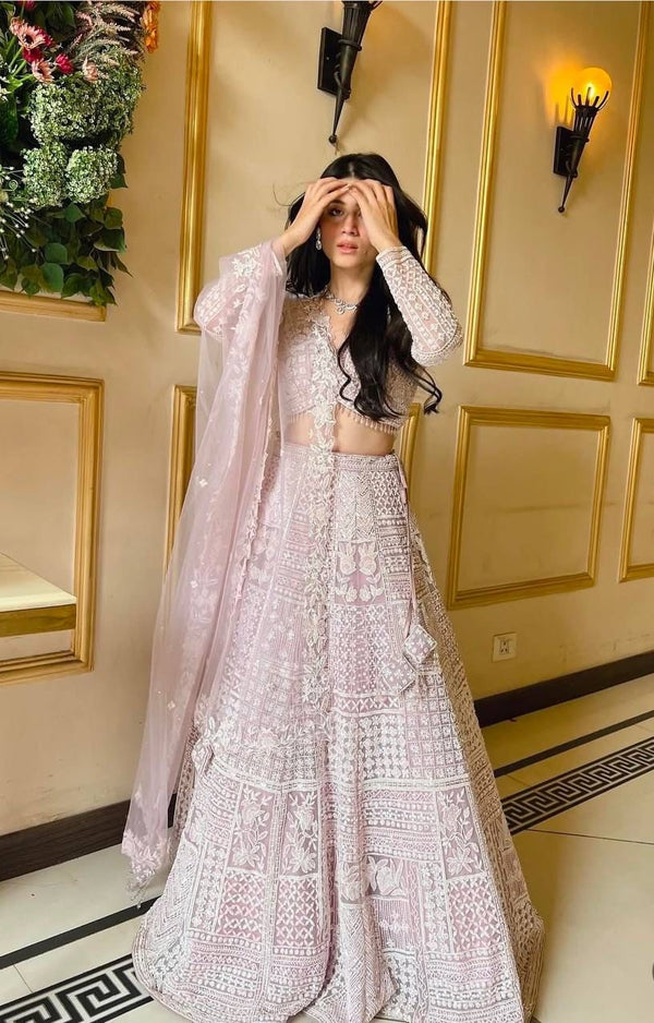 Premium Soft Butterfly Net Lehenga