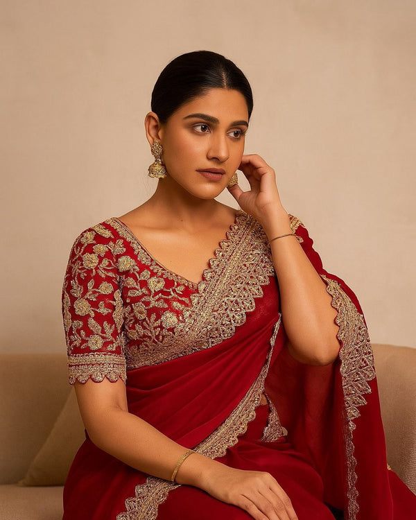 Beautiful wedding season saree