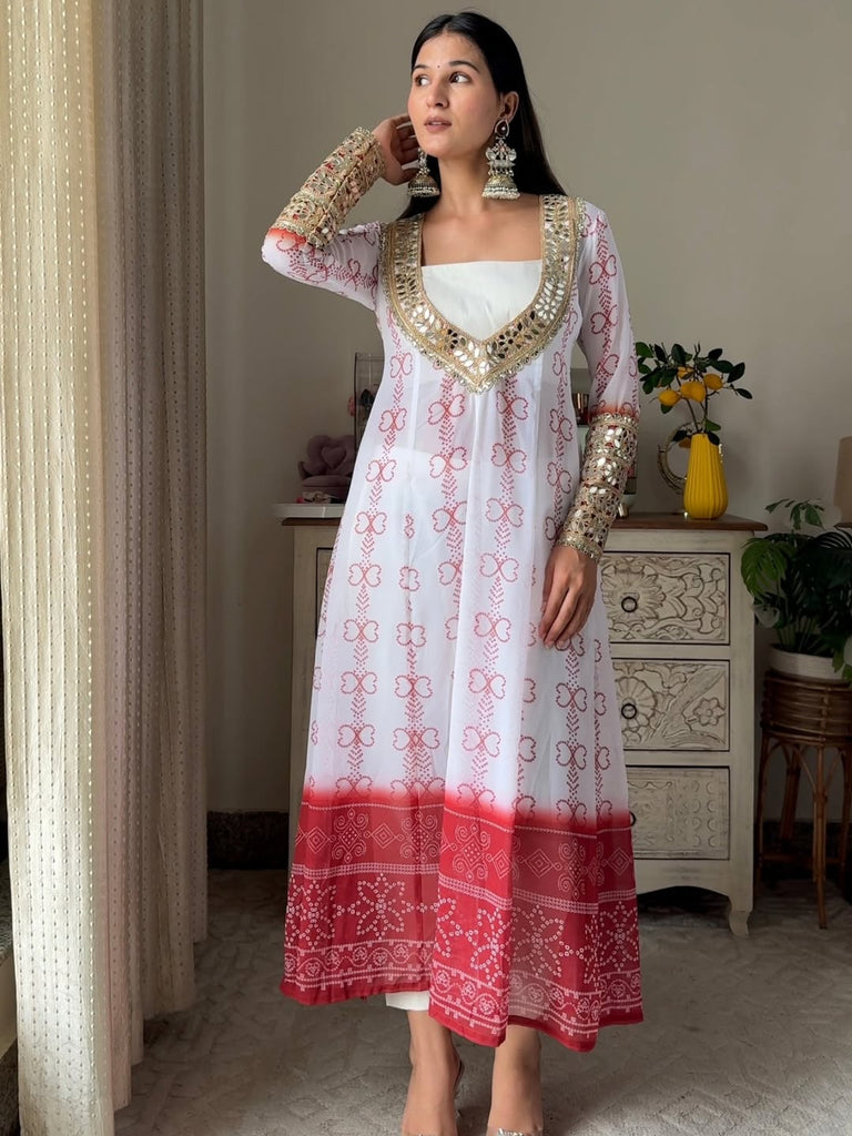 Baggy Style Anarkali Kurti Set