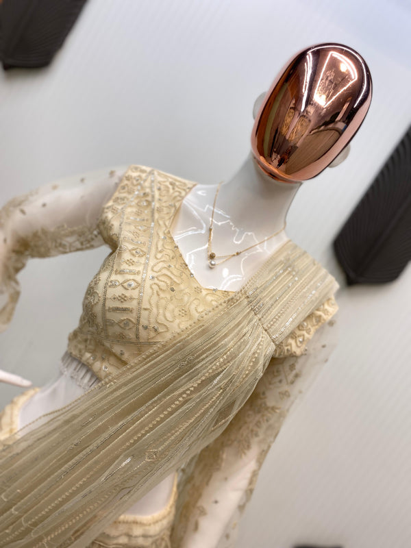 BUTTERFLY MET FABRIC SAREE