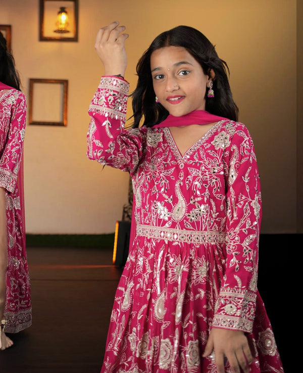 Launching New Collection Beautiful Kids Gown Set