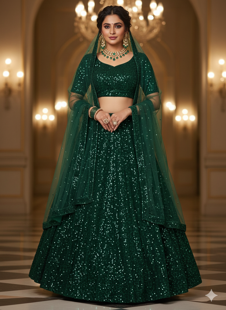 Most Beautiful Latest Designer Velvet Lehenga