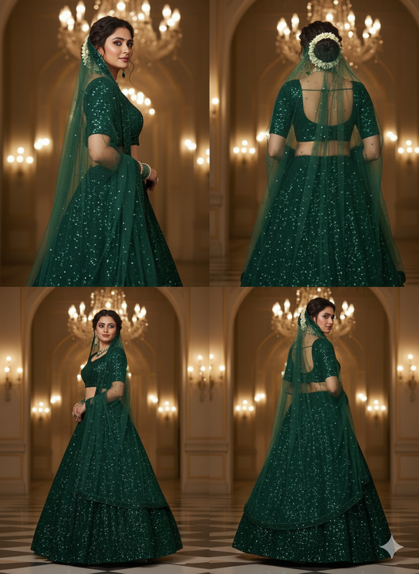 Most Beautiful Latest Designer Velvet Lehenga