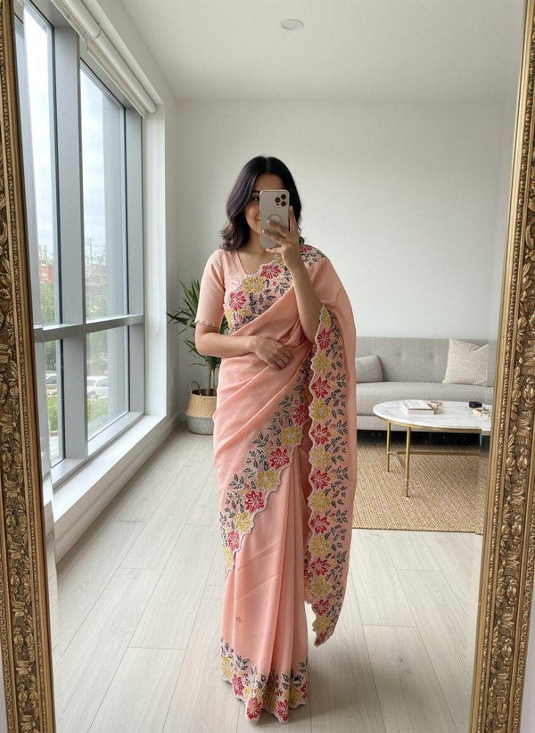 Party Wear Soft Star Georgette Saree