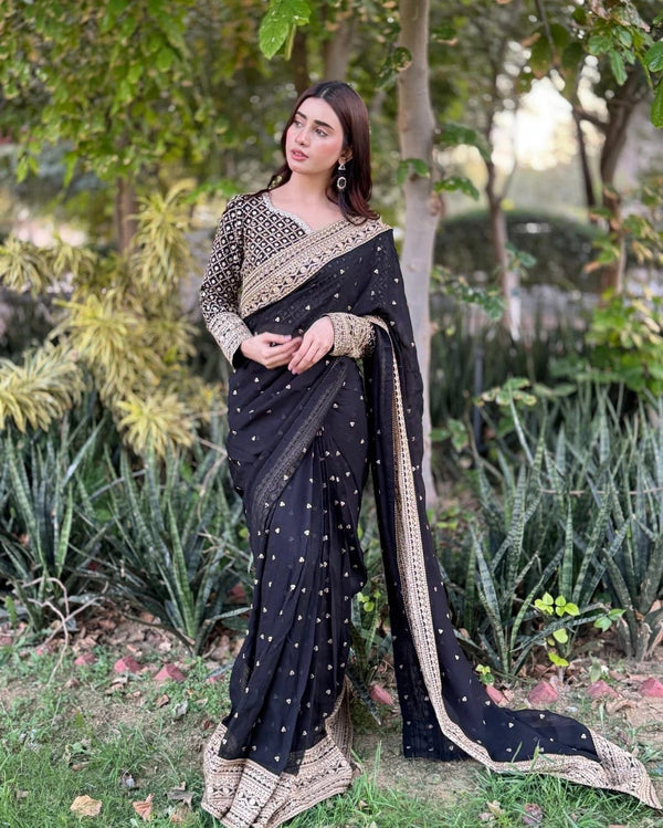 Stunning Saree crafted with finesse